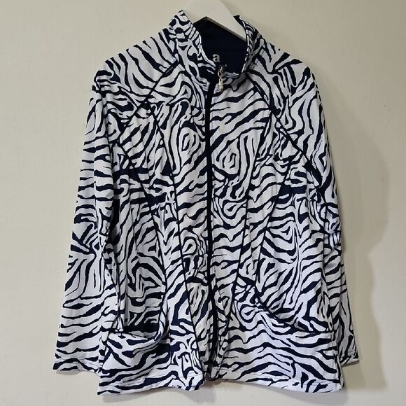 Zebra Print Women's Jacket - Picture 1 of 7